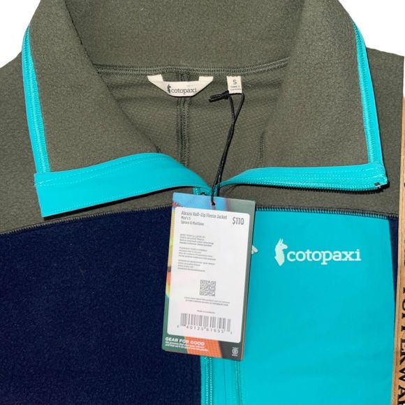 Cotopaxi Blue and Gray Fleece Pullover - Picture 5 of 6